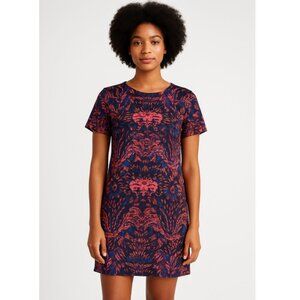 AX Paris Abstract Print Short Sleeve Shift Dress 14